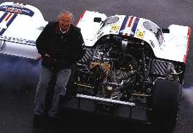 Singer and his 962 - click to enlarge