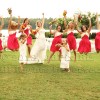 Bridesmaids celebrating