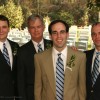Wedding groomsmen portrait